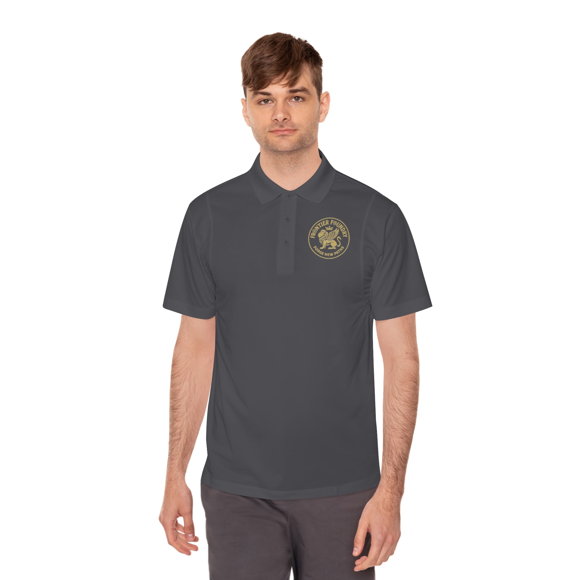 Lion Rose Men's Golf Shirt