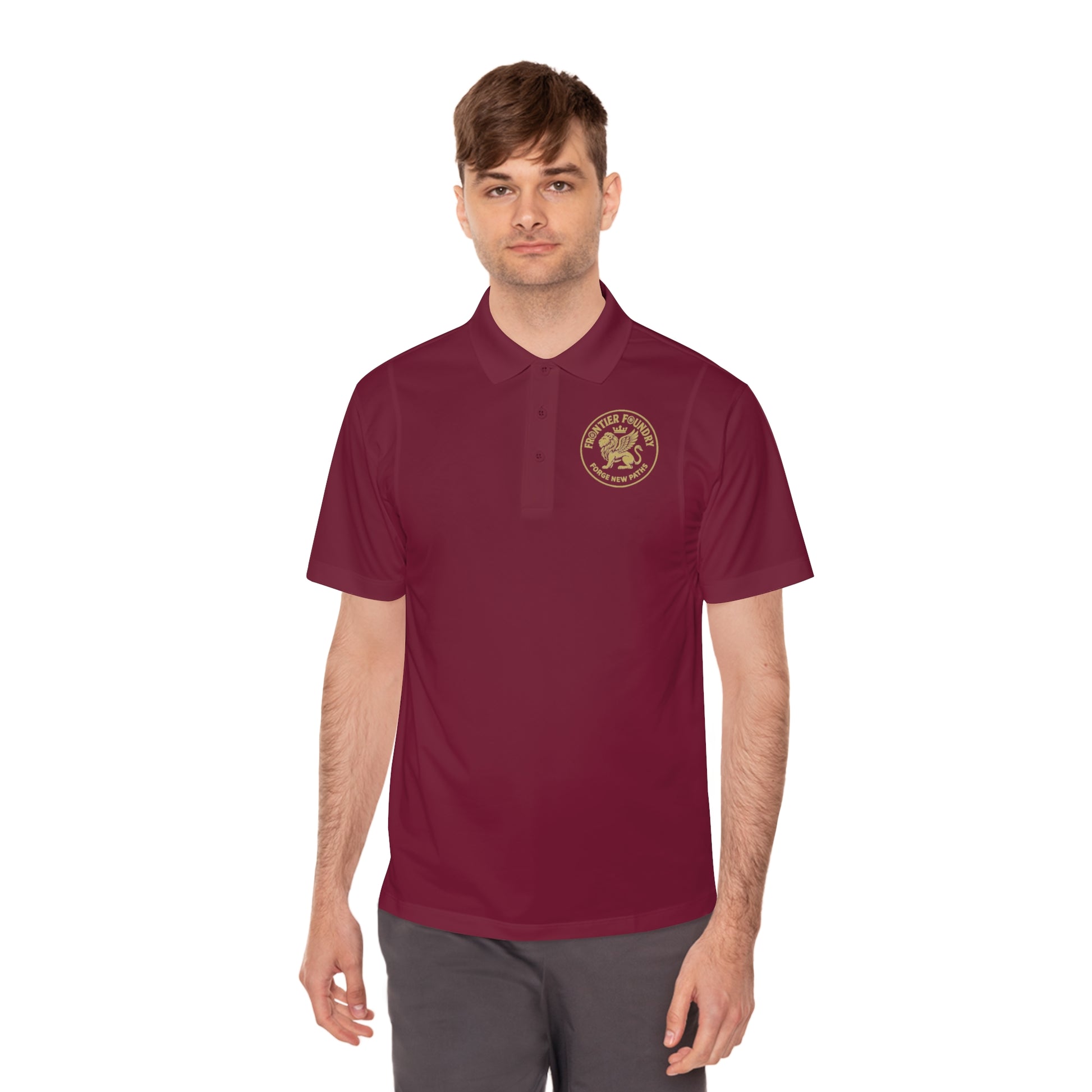 Lion Rose Men's Golf Shirt