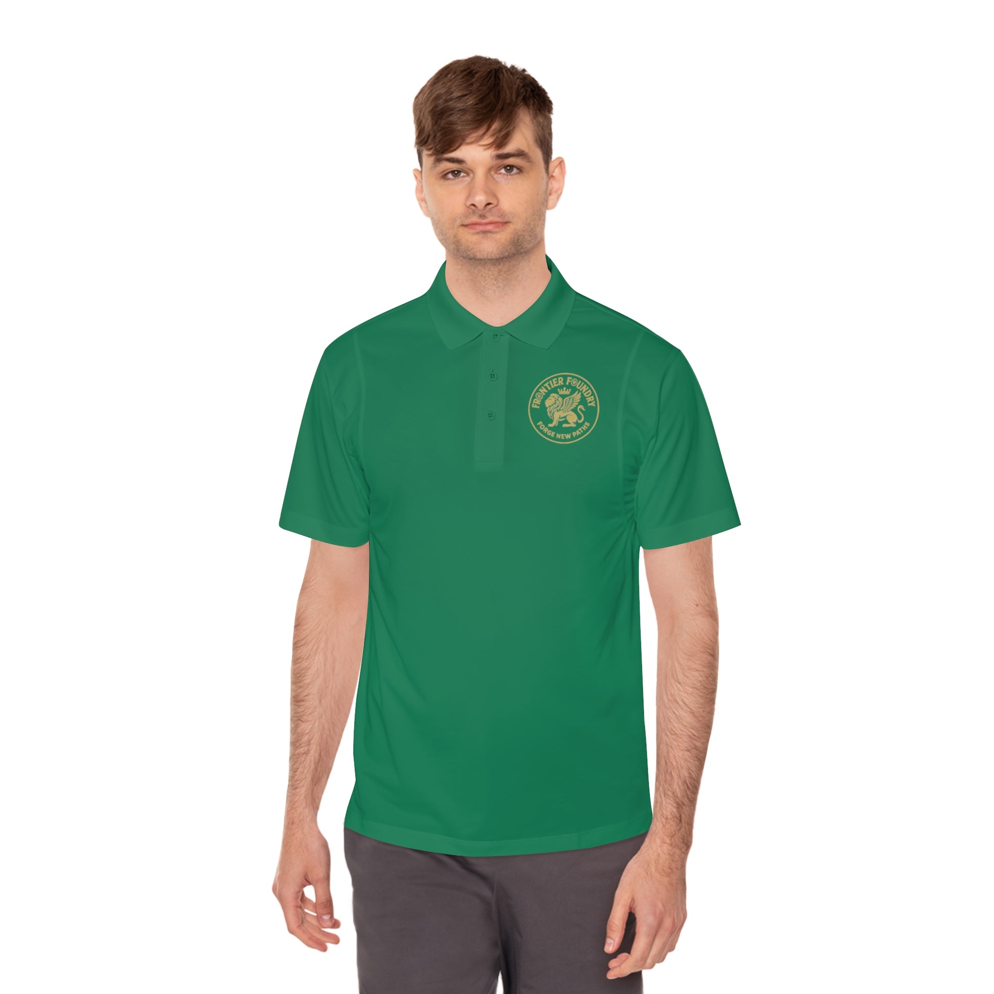 Lion Rose Men's Golf Shirt
